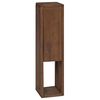 vidaXL Ormar za kupaonicu Prirodna 25 x 25 x 100 cm Čvrsto teak drvo