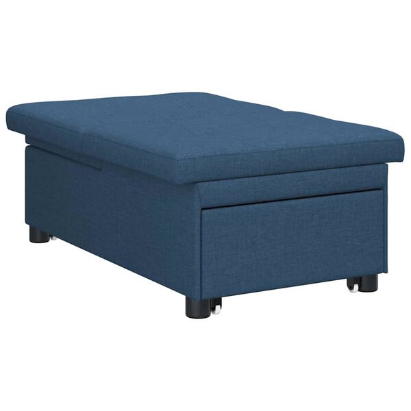 vidaXL Krevet-sofa na razvlačenje Plava 194 x 50 x 82 cm &Scaron;perploča