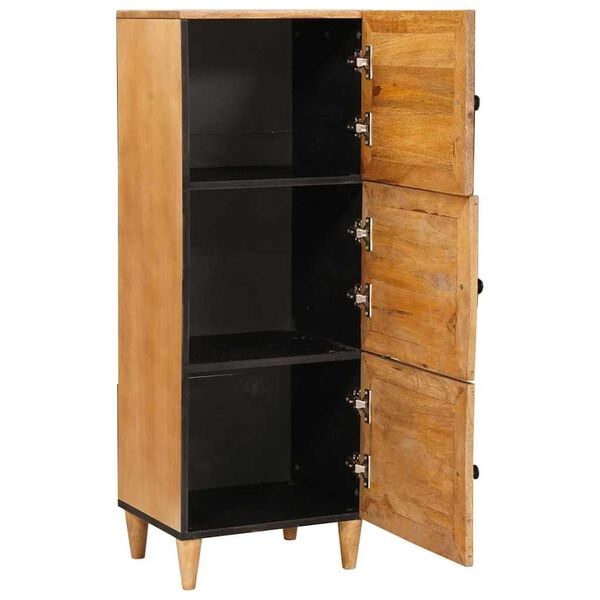 vidaXL Highboard Svjetlosmeđa 40 x 33 x 110 cm masivno drvo manga