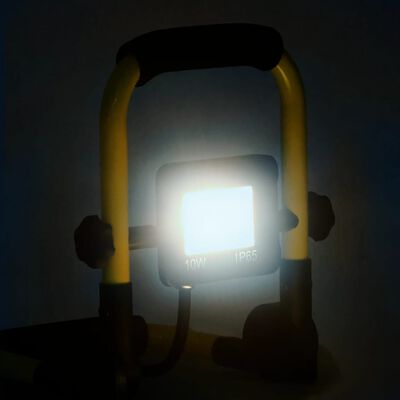 vidaXL LED reflektor s ručkom 10 W hladni bijeli