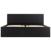 vidaXL Hidraulični okvir za krevet od umjetne kože crni 160 x 200 cm