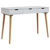 vidaxl Toaletni stol FAUSKE Bijela 112 x 50 x 78 cm