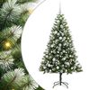 vidaXL Umjetno Božićno drvce s pokrivačem snijega 150 LED lampica
