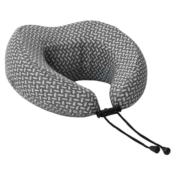 vidaXL Jastuk za putovanje Podesiva Sivi 30 x 28 x 14 cm Poliester