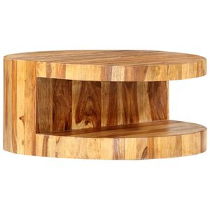 vidaXL Okrugli stolić za kavu 65 x 30 cm od masivnog drva akacije