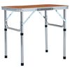 vidaXL Sklopivi stol za kampiranje aluminijski 60 x 45 cm
