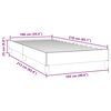 vidaXL Box Spring krevet bez madraca crni 100x210 cm samt