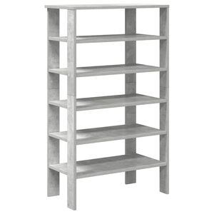 vidaXL Stalak za cipele boja betona 61x32x105 cm konstruirano drvo