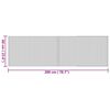 vidaXL Tepih pravokutni prirodni 60 x 200 cm od bambusa