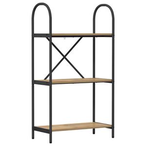 vidaXL Polica 3 razina 60 x 30 x 109 cm Konstruirano drvo