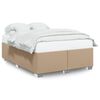vidaXL Okvir za krevet boja cappuccina 140x190 cm od umjetne kože