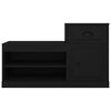 vidaXL Ormarić za cipele crni 100 x 42 x 60 cm od konstruiranog drva