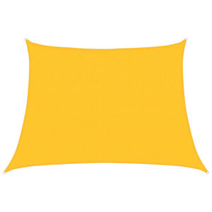 vidaXL Jedro za za&scaron;titu od sunca 160 g/m&sup2; Trapez žuto 4/5x3 m HDPE
