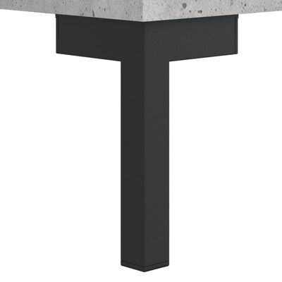 vidaXL Komoda siva boja betona 90x34x80 cm od konstruiranog drva