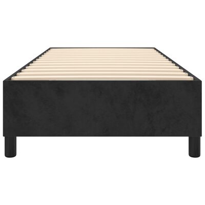 vidaXL Okvir za krevet crni 90x200 cm baršunasti
