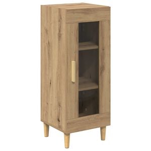 vidaXL Kreveta Umjetnički hrast 34.5 x 32.5 x 90 cm Konstruirano drvo