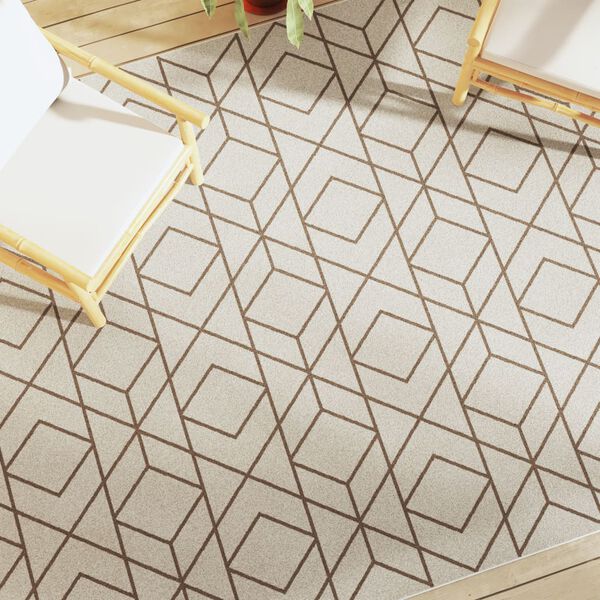 vidaXL Unutarnji i vanjski tepih raznobojni 190 x 300 cm protuklizni