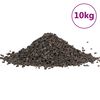 vidaXL Bazaltni &scaron;ljunak 10 kg crni 5-8 mm