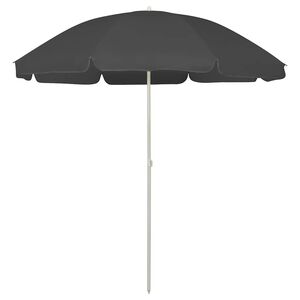 vidaXL Suncobran za plažu antracit 240 cm