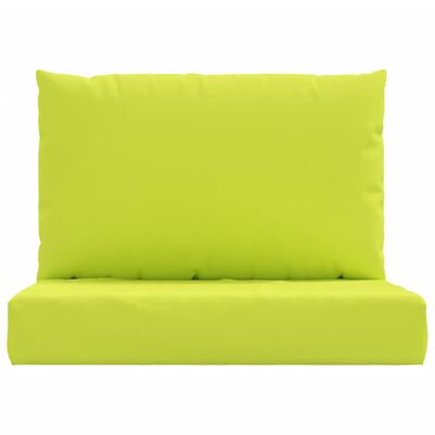 vidaXL Jastuci za sofu od paleta 2 kom jarko zeleni od tkanine