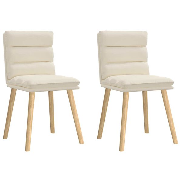 vidaXL Blagovaonske stolice 2 kom platnene