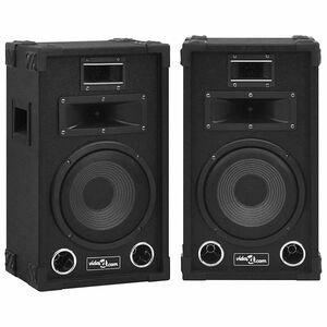 vidaXL Profesionalni pasivni scenski zvučnici HiFi 2 kom 800 W crni