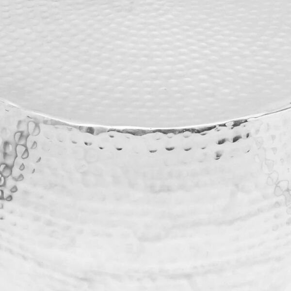 vidaXL Klupski Stol Okrugli Aluminijski boja srebra