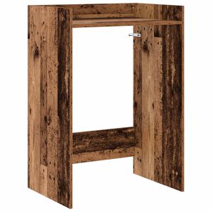 vidaXL Ormar za perilicu rublja Staro drvo 67,5 x 48 x 97 cm