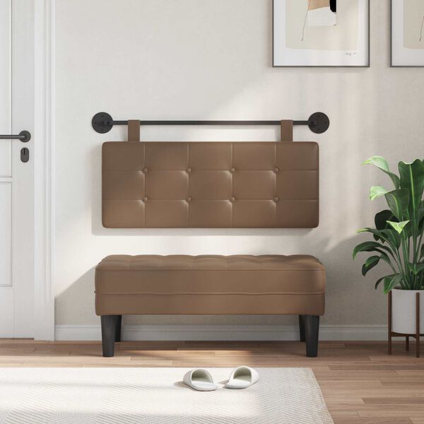 vidaXL Držeće uzglavlje Zidne Lažna koža