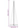 vidaXL Stožasto božićno drvce &scaron;areno 310 LED žarulja 100 x 300 cm