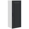 vidaXL Ormar za Zid PORTO Crna 40 x 31 x 100 cm Konstruirano drvo