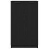 vidaXL Ormar za cipele Crni hrast 59 x 35 x 100 cm Konstruirano drvo