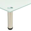 322762 vidaXL TV Stand Frosted 60x35x17 cm Tempered Glass