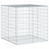 vidaXL Gabionska ko&scaron;ara s poklopcem 100x100x100 cm pocinčano željezo