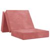 vidaXL Sofa na razvlačenje 90 x 63 x 45 cm Ružičasta