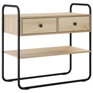 vidaXL Konzolna stolica Hrast sonoma 80 x 40 x 75 cm Konstruirano drvo