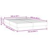 vidaXL Box Spring krevet bez madracem tamno sivi 160x220 cm baršun
