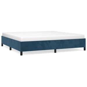 vidaXL Okvir za krevet bez madraca tamnoplavi 200x200 cm bar&scaron;unasti