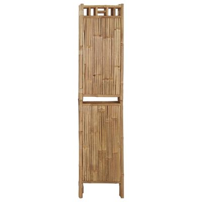 vidaXL Sobna pregrada s 5 panela od bambusa 200 x 180 cm
