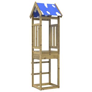 vidaXL Igraći Toranj Smeđa Solidno Impregnirano Drvo