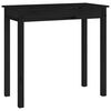 vidaXL Konzolni stol crni 80 x 40 x 75 cm od masivne borovine