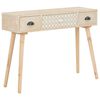 vidaXL Konzolni stol s 3 ladice 100 x 30 x 73 cm od masivne borovine