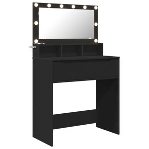 vidaXL Stolovi za presvlačenje u spavaćoj sobi Crna 80 x 39,6 x 135 cm