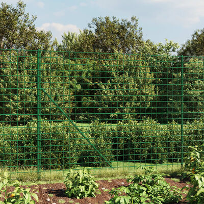 vidaXL Ograda od žičane mreže zelena 1,8 x 25 m od pocinčanog čelika