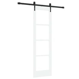 vidaXL Klizna vrata ORKDAL 61 x 198,5 cm Masivna borovina i staklo