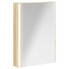 vidaXL Kupaonski ormar s ogledalom Sonoma hrast 43 x 11,5 x 60,5 cm