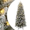 vidaXL Umjetno božićno drvce sa 150 LED žarulja i snijegom 120 cm