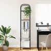 vidaXL Polica Siva Sonoma 40 x 30 x 183 cm Konstruirano drvo