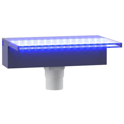 vidaXL Prelijevajući vodopad s RGB LED svjetlima akrilni 30 cm