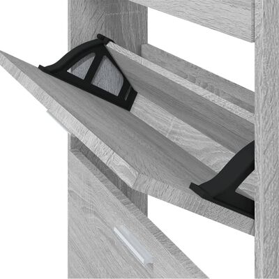 vidaXL Ormarić za cipele boja hrasta 59x17x108 cm konstruirano drvo